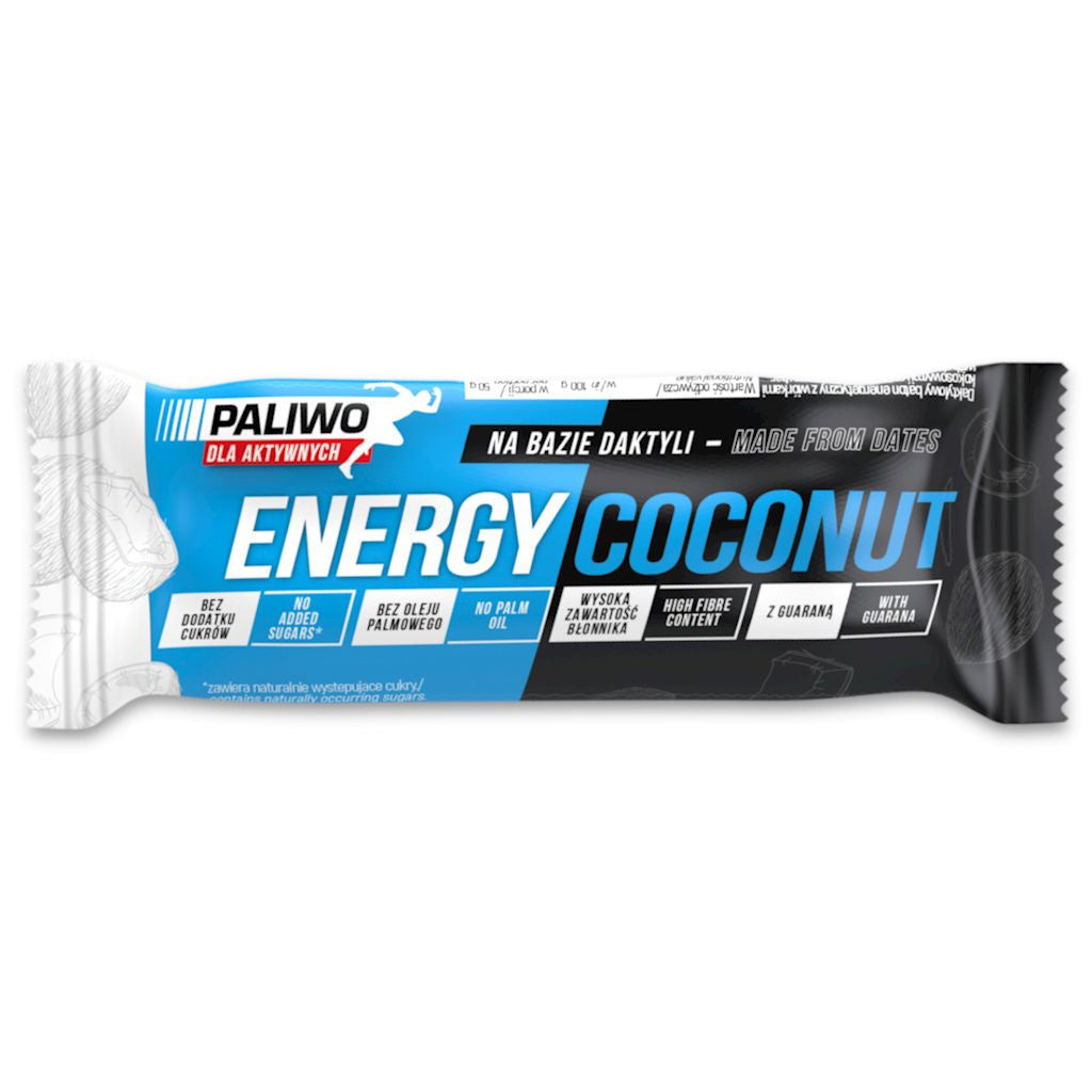 Baton Energy Kokos + Guarana (5 szt x 50 g)