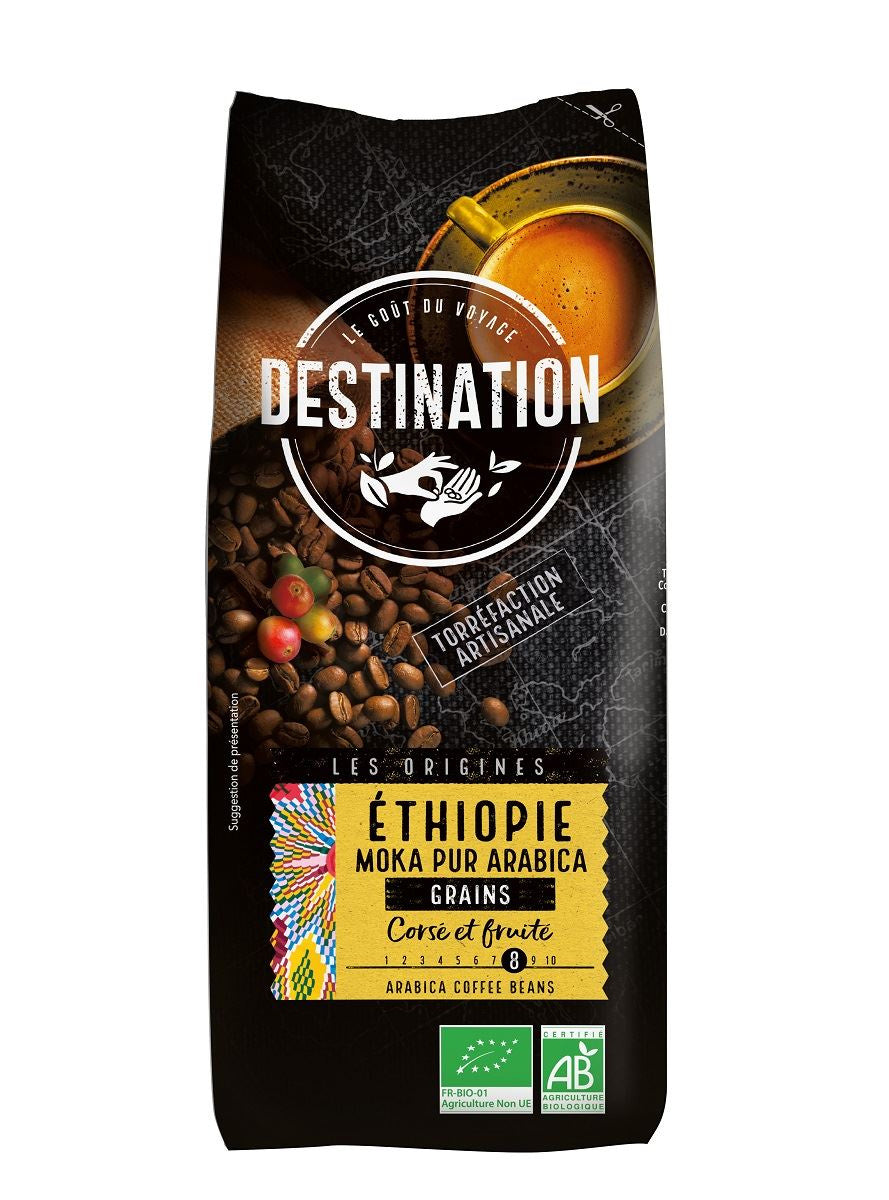 Kawa Ziarnista Arabica 100 % Etiopia Fair For Life BIO 1 kg