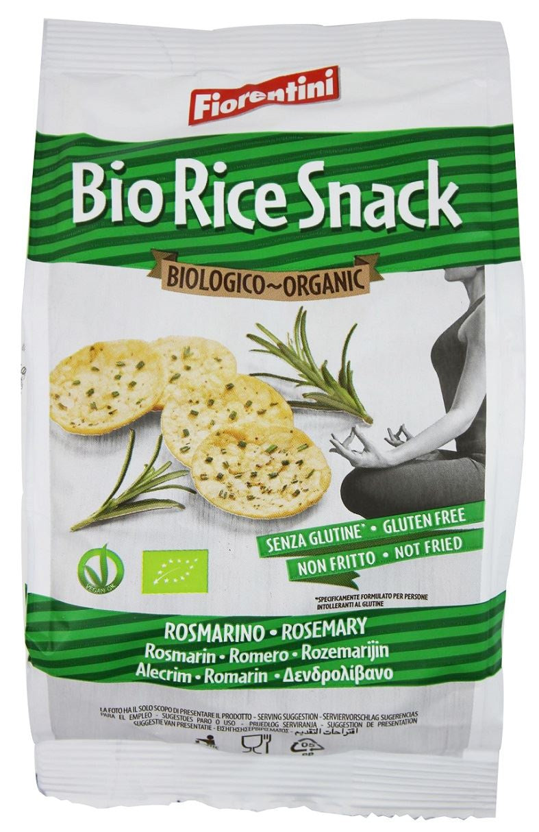 Krążki Ryżowe z Rozmarynem Bezglutenowe BIO (6 szt x 40 g)