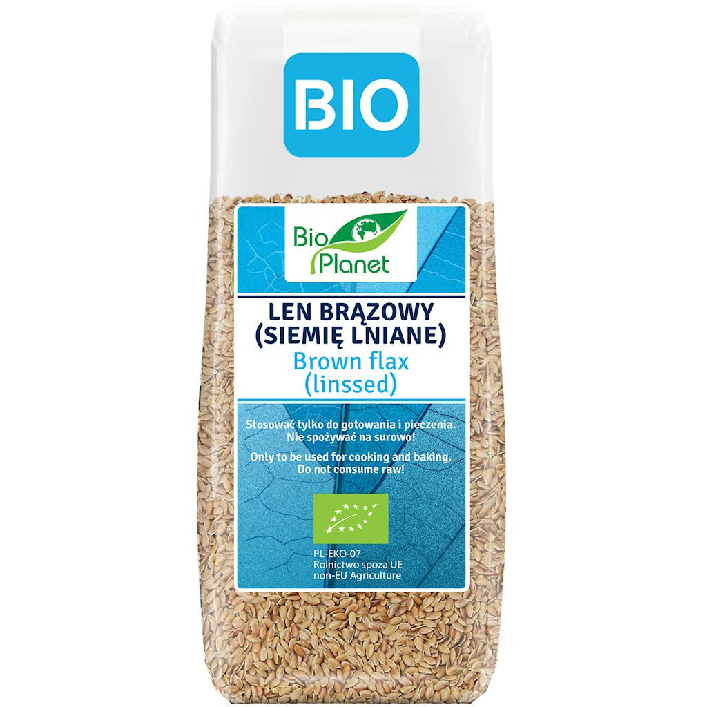 Len Brązowy (Siemię Lniane) BIO (6 szt x 200 g)