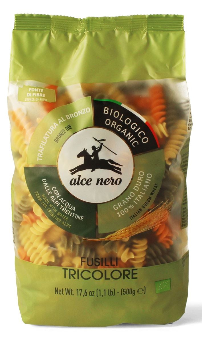 Makaron (Semolinowy Trójkolorowy) Świderki BIO (3 szt x 500 g)