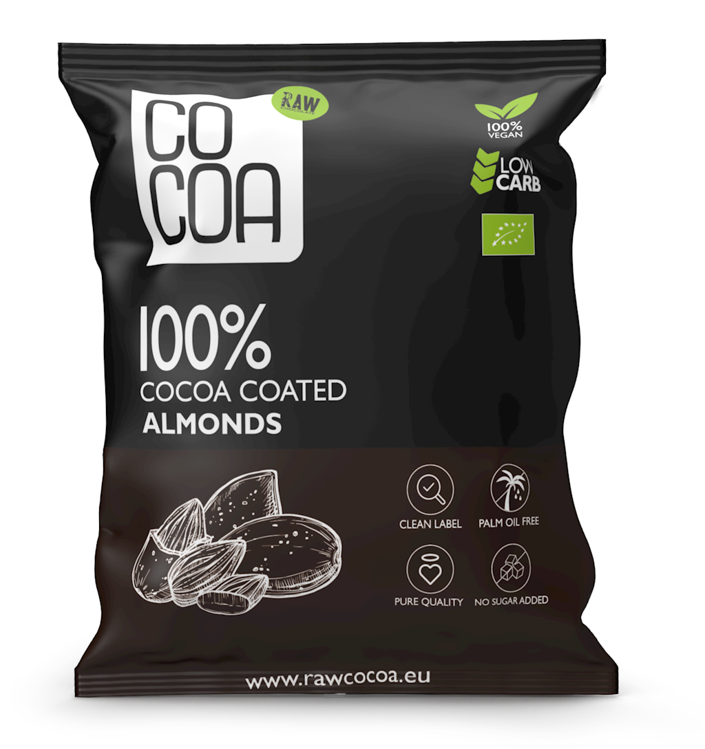 Migdały w Kakao Bez Dodatku Cukrów BIO (2 szt x 70 g)