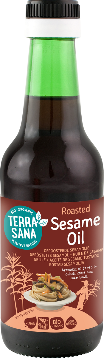 Olej Sezamowy (Z Prażonych Nasion) Bezglutenowy BIO 250 ml