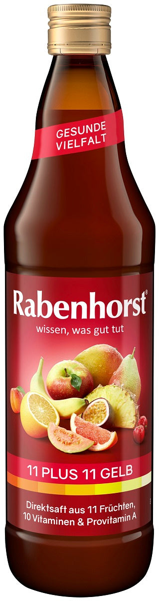 Sok Wieloowocowy (Żółty) Multiwitamina 11 Plus 11 Nfc (2 szt x 750 ml)