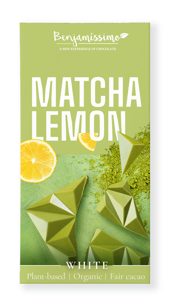 Tabliczka Kakaowa Herbata Matcha - Cytryna Bezglutenowa BIO (2 szt x 60 g)