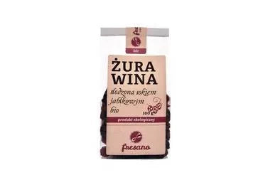 ŻURAWINA SŁODZONA SOKIEM JABŁKOWYM BIO (100 g)