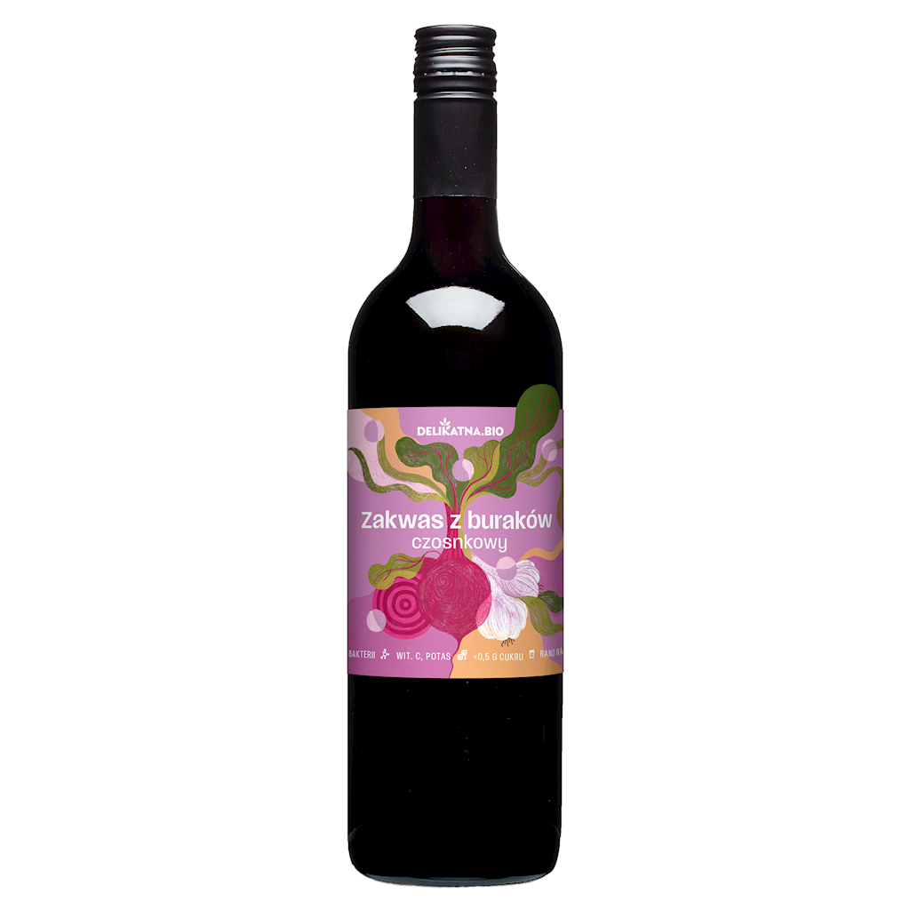 Zakwas z Buraków Czosnkowy BIO 750 ml
