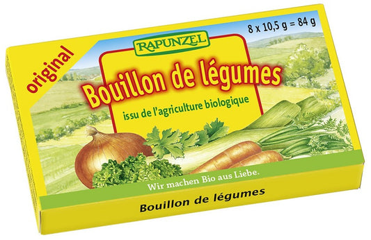 Bulion - Kostki Warzywne Bez Dodatku Cukrów BIO (8 x 10,5 g) (3 szt x 84 g)