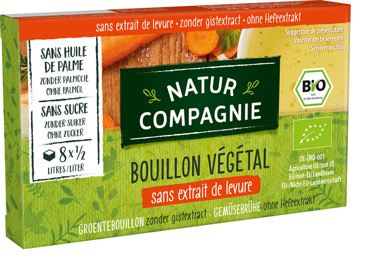 Bulion - Kostki Warzywne Bez Dodatku Cukrów i Drożdży BIO (8 x 10,5 g) (4 szt x 84 g)