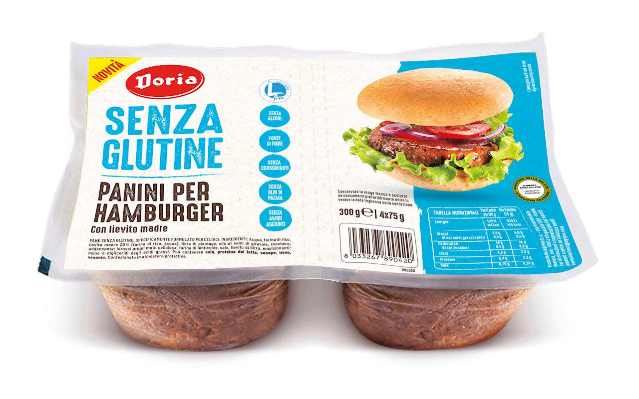 Bułki Do Hamburgerów Bezglutenowe (4 Szt.) (2 szt x 300 g)