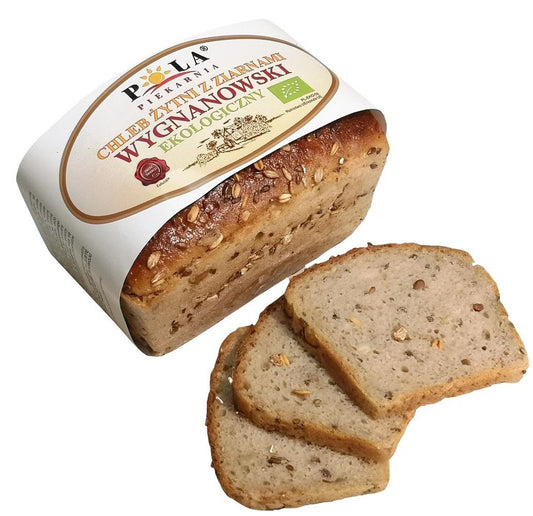 Chleb Żytni Wygnanowski z Ziarnami BIO 350 g