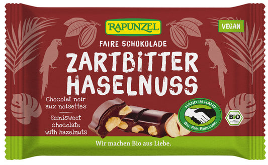 Czekolada Gorzka z Orzechami Laskowymi BIO (2 szt x 100 g)