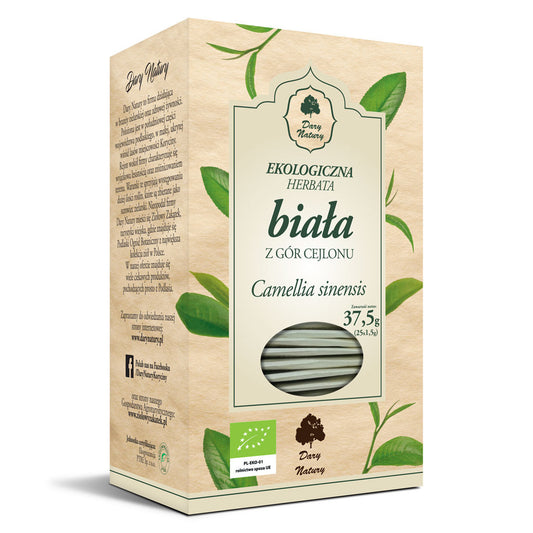 Herbata Biała Cejlońska BIO (25 x 1,5 g) 37,5 g (2 szt x 38 g)