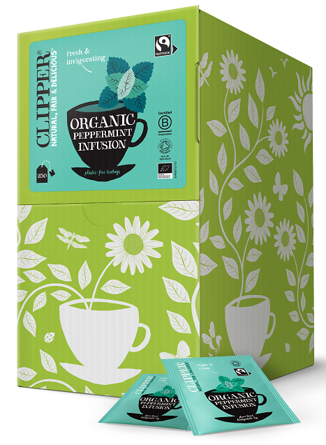 Herbatka z Mięty Pieprzowej Fair Trade BIO (250 x 1,5 g) 375 g