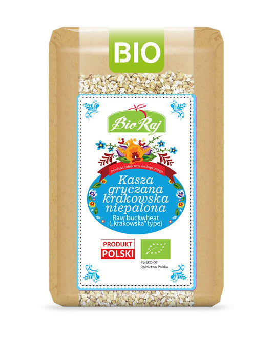 Kasza Gryczana Krakowska Niepalona BIO (Polska) (4 szt x 500 g)