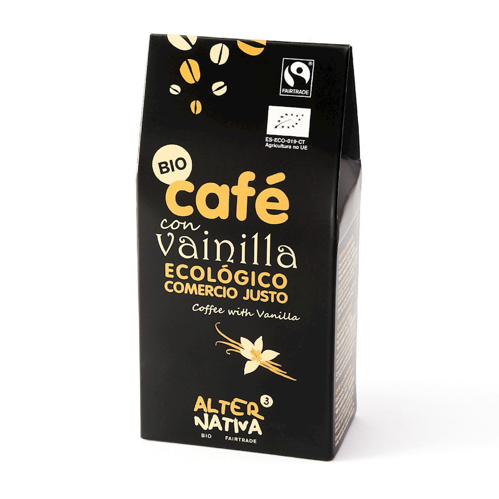 Kawa Mielona Arabica/Robusta z Wanilią Fair Trade BIO 125 g