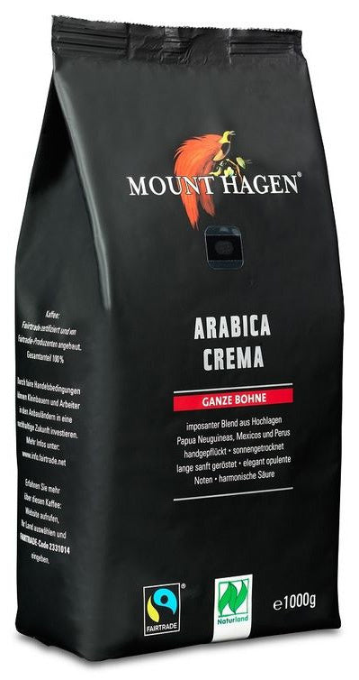 Kawa Ziarnista Arabica 100 % Crema Fair Trade BIO 1 kg