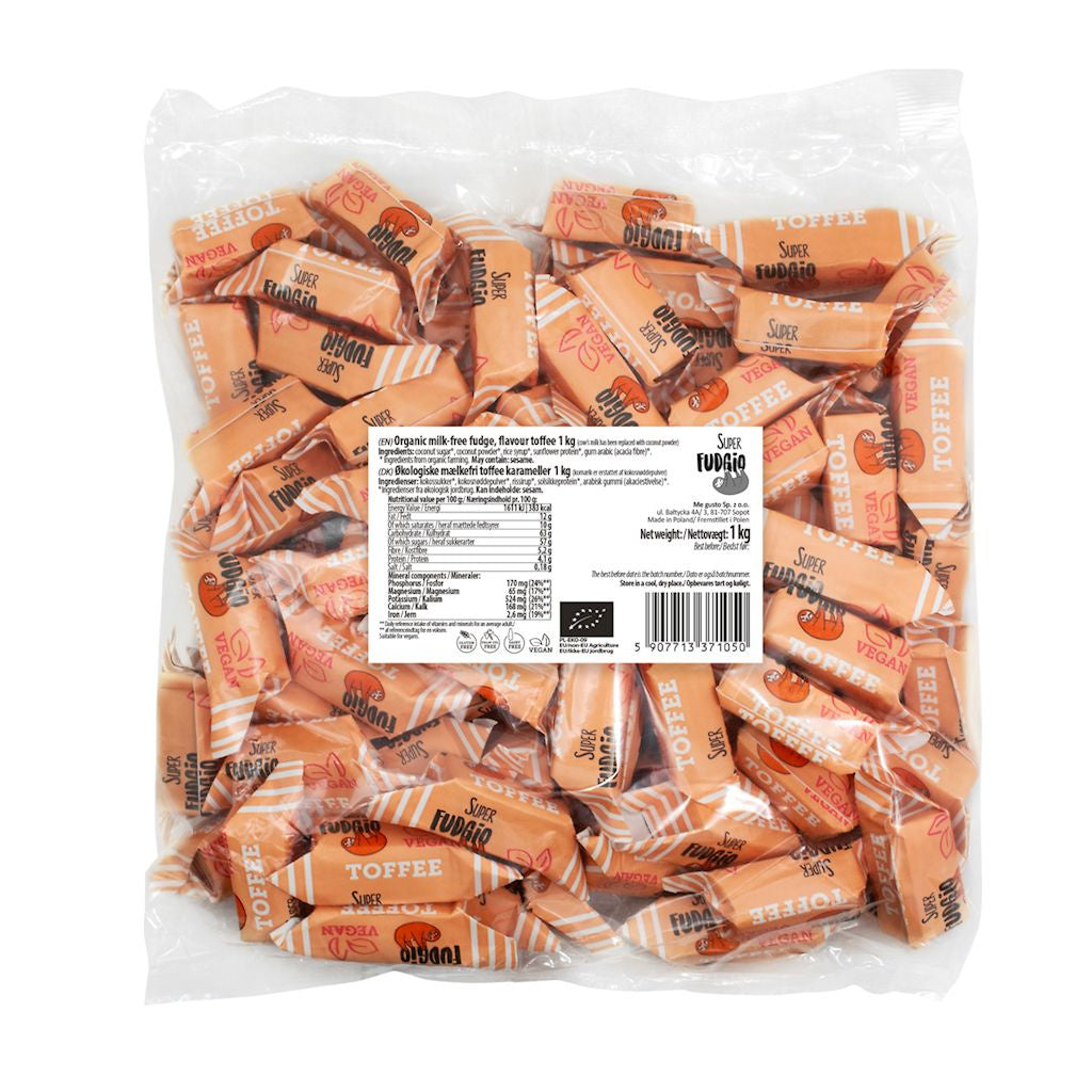 Krówki Toffi Bezmleczne Bezglutenowe BIO 1 kg