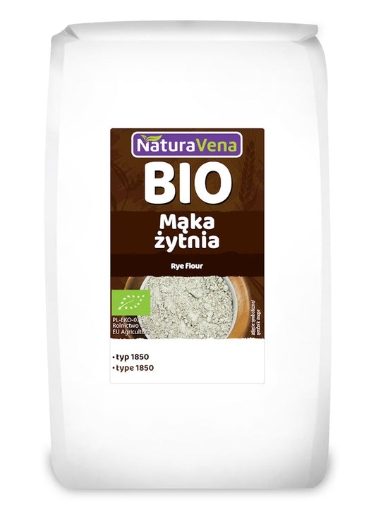 Mąka Żytnia Typ 1850 BIO (5 szt x 1 kg)