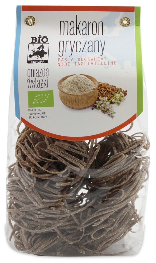 Makaron (Gryczany) Gniazda Wstążki BIO (2 szt x 250 g)