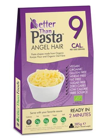 Makaron (Konjac) Angel Hair Bezglutenowy BIO 385 g () (3 szt x 300 g)