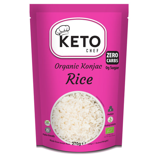 Makaron (Konjac) w Kształcie Ryżu Bezglutenowy BIO 270 g () (5 szt x 200 g)