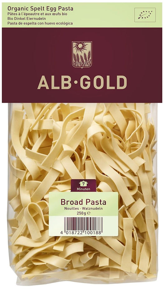 Makaron (Orkiszowy Jajeczny) Wstążki BIO  - Alb (3 szt x 250 g)