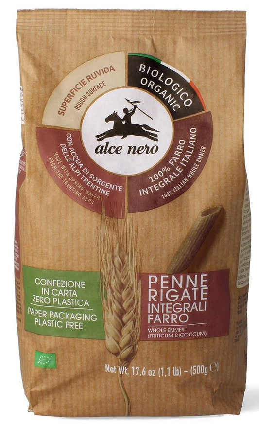 Makaron (Z Płaskurki Razowy) Penne BIO (2 szt x 500 g)