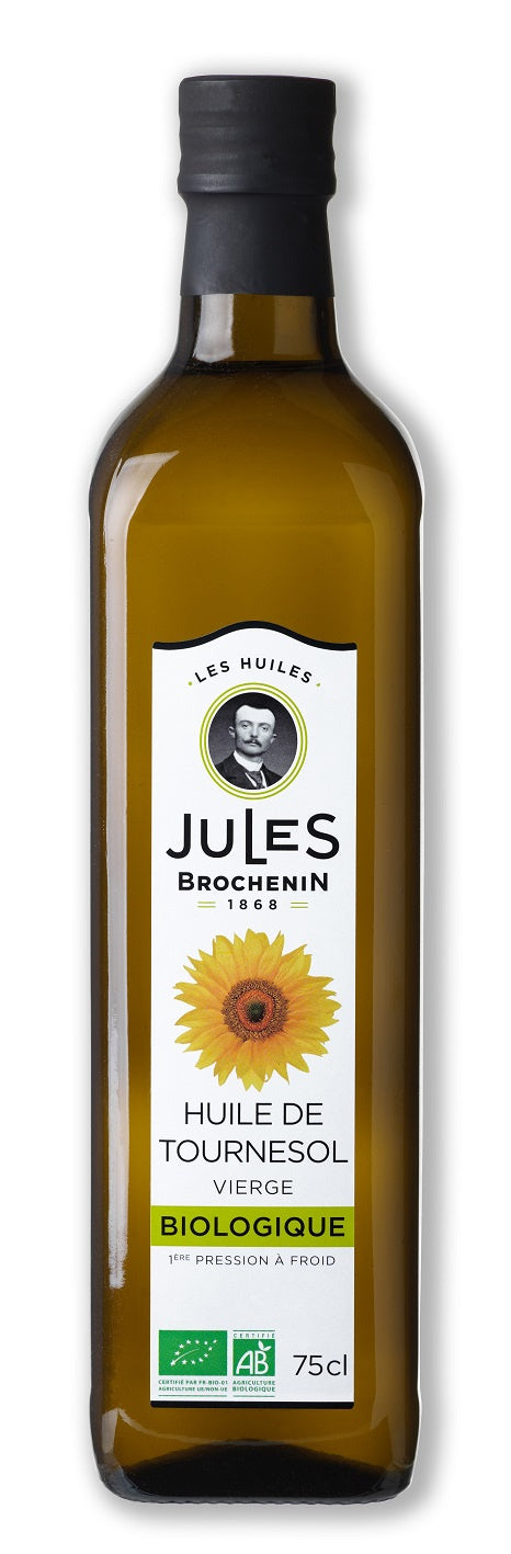 Olej Słonecznikowy Tłoczony Na Zimno BIO (2 szt x 750 ml)