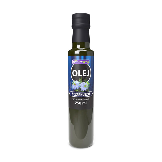 Olej z Czarnuszki Tłoczony Na Zimno 250 ml