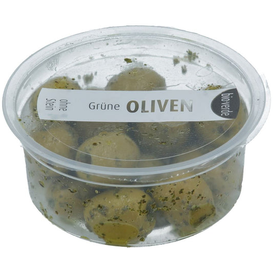Oliwki Zielone Bez Pestek z Ziołami BIO  - Bio (2 szt x 80 g)