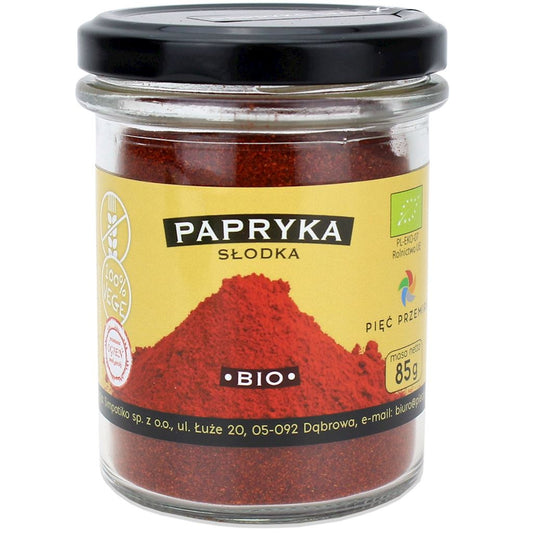 Papryka Słodka Mielona Bezglutenowa BIO (3 szt x 85 g)