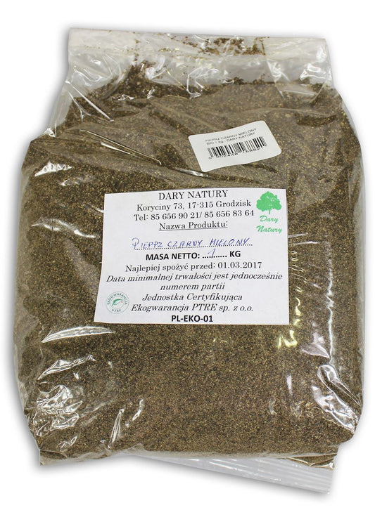Pieprz Czarny Mielony BIO 500 g