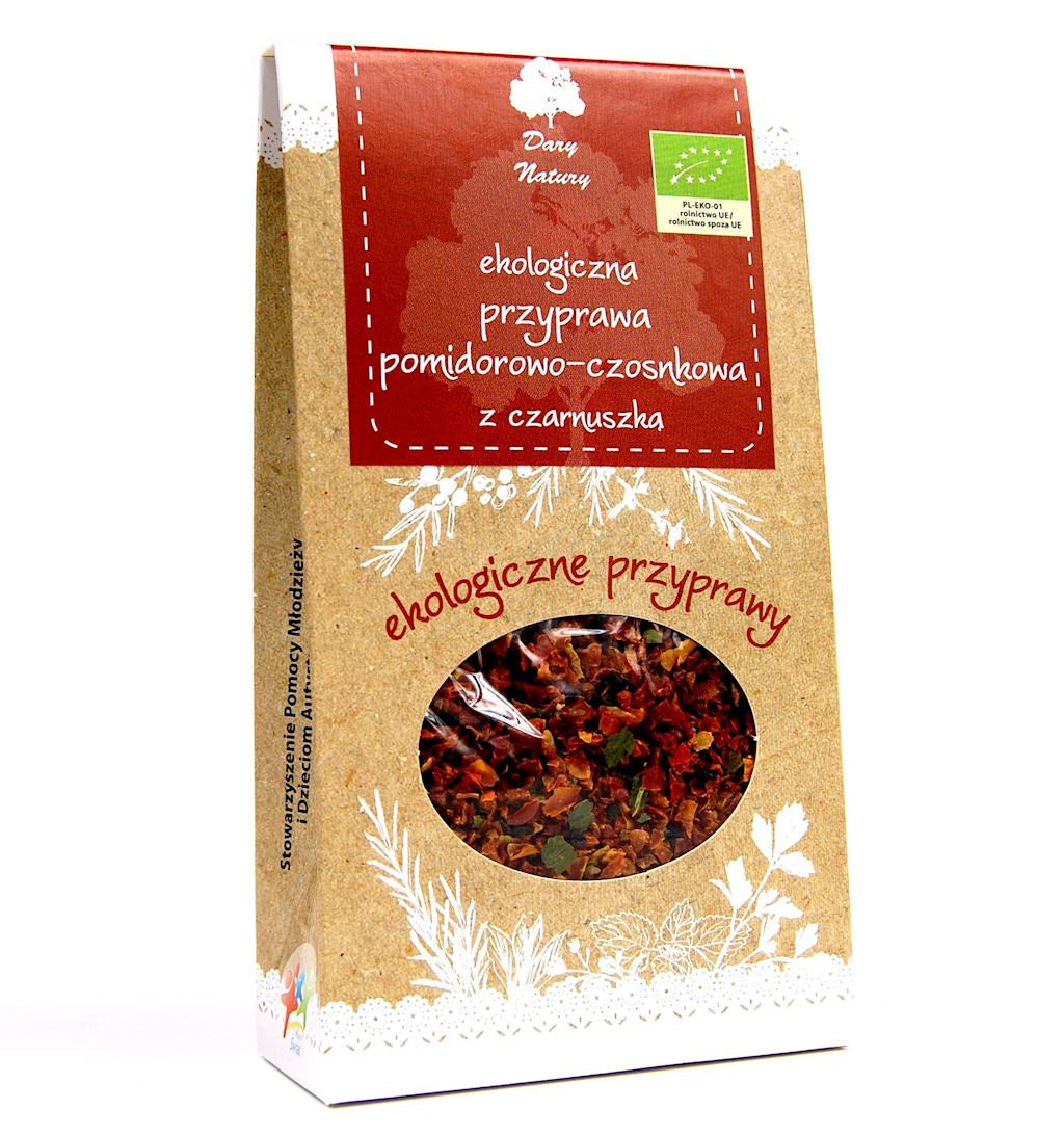 Przyprawa Pomidorowo - Czosnkowa z Czarnuszką BIO (3 szt x 40 g)