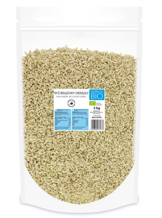 Ryż Brązowy Okrągły BIO 5 kg