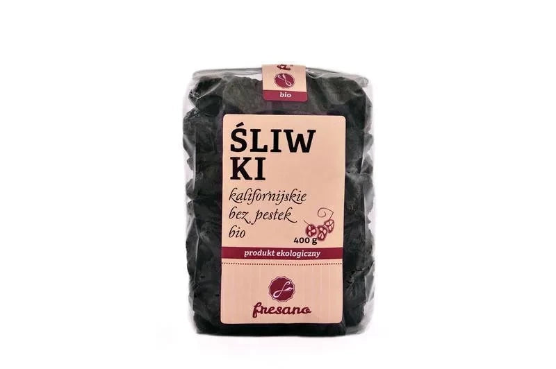 ŚLIWKI KALIFORNIJSKIE BEZ PESTEK BIO (400 g)
