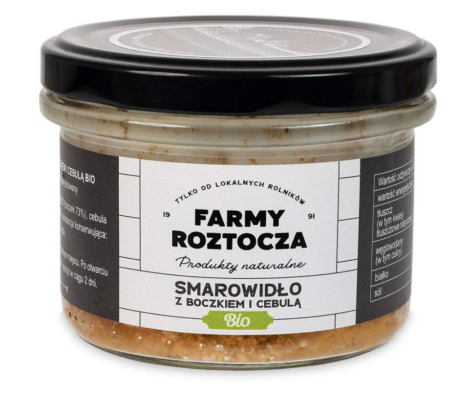 Smarowidło z Boczkiem i Cebulą BIO  (Słoik) (2 szt x 180 g)