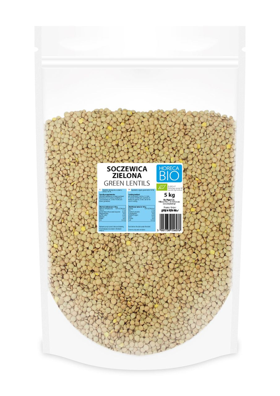 Soczewica Zielona BIO 5 kg