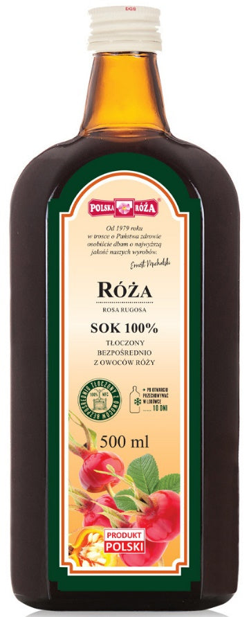 Sok z Róży Nfc 500 ml Polska Róża