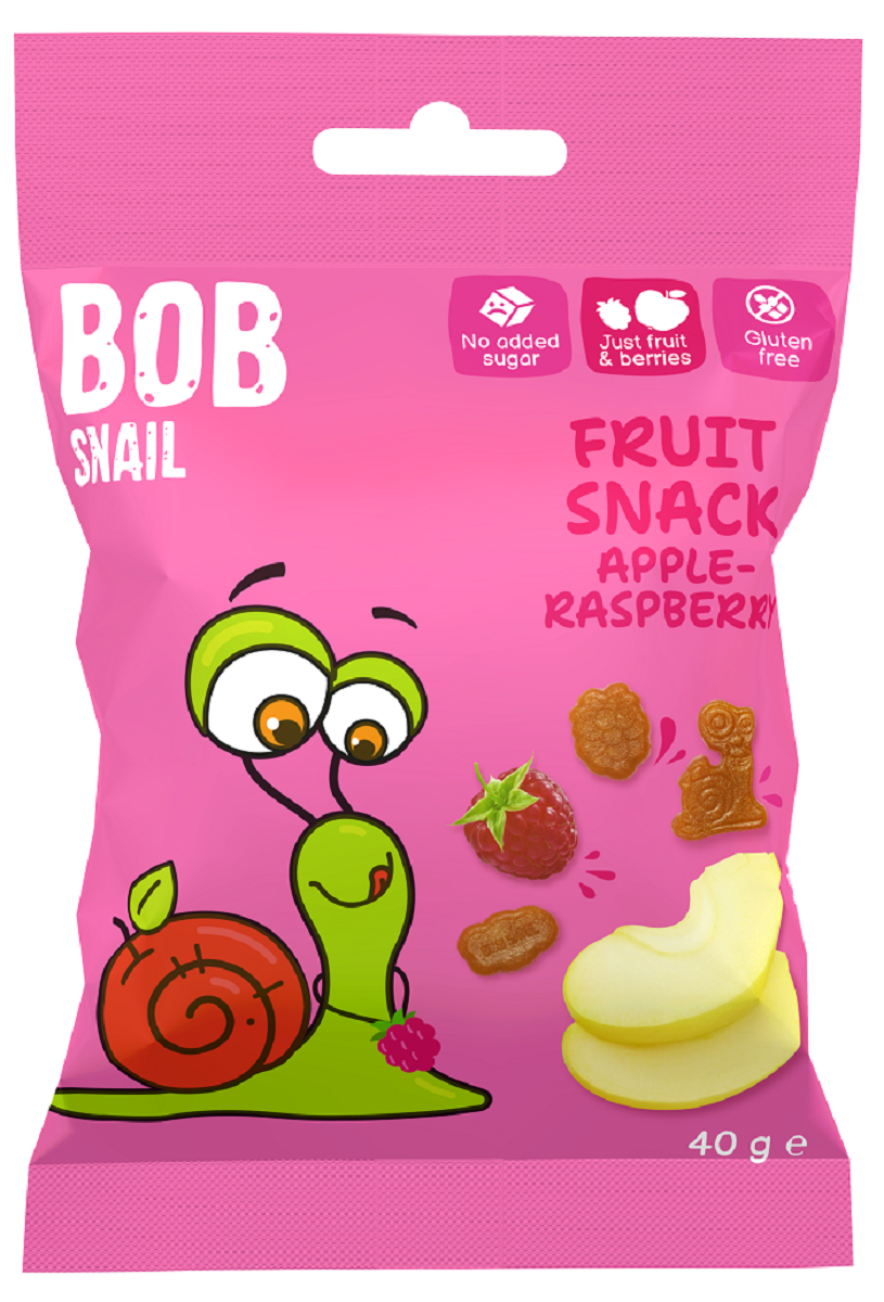 Żelki Jabłko - Malina Bez Żelatyny Bezglutenowe (6 szt x 40 g)